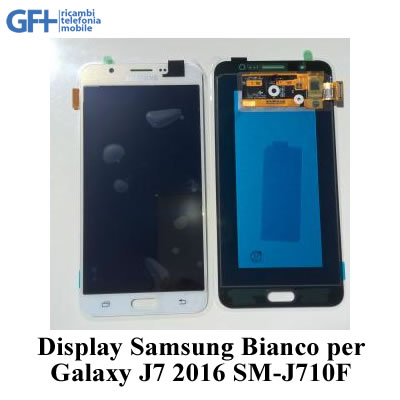 LCD Display Samsung J7 2016 SM-J710 Bianco